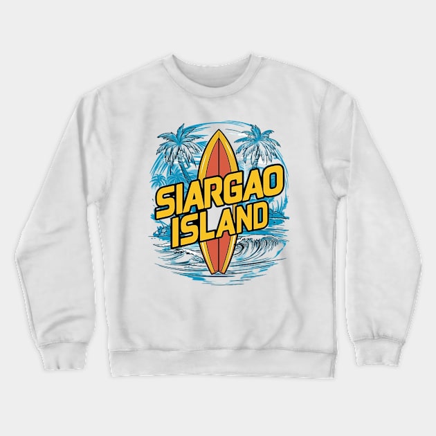 SIARGAO ISLAND Crewneck Sweatshirt by likbatonboot